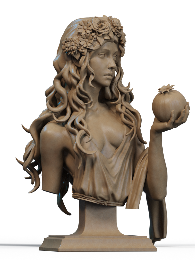 Persephone Resin Bust - view 3