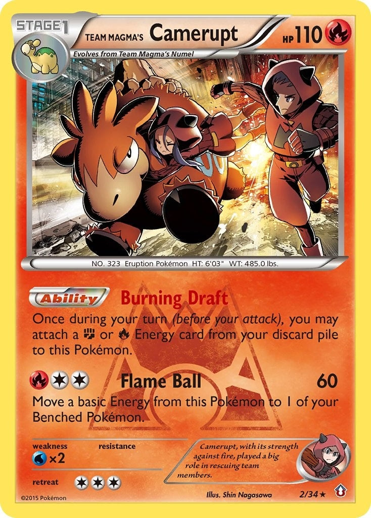 Team Magmas Camerupt (2/34) [DCR]