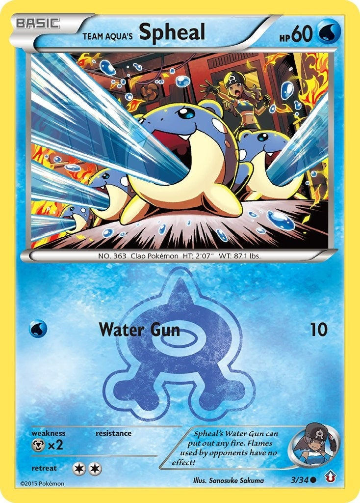 Team Aquas Spheal (3/34) [DCR]
