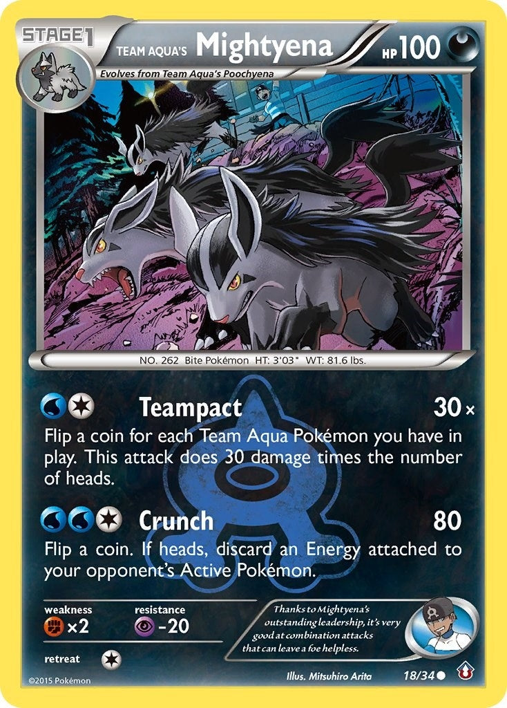 Team Aquas Mightyena (18/34) [DCR]