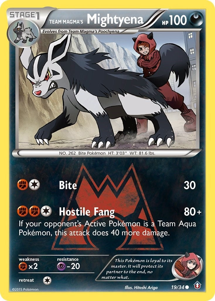 Team Magmas Mightyena (19/34) [DCR]