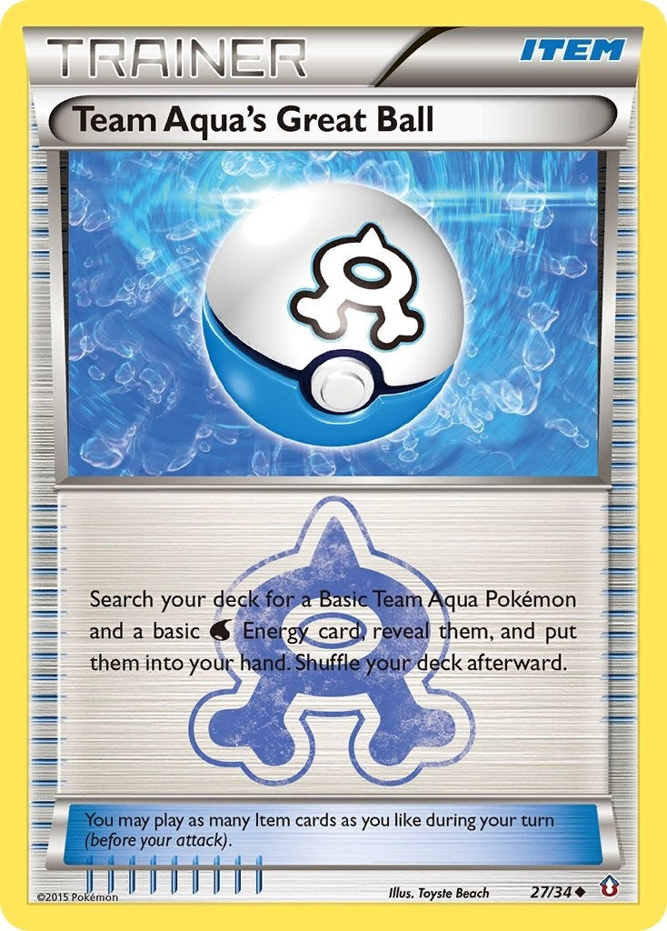 Team Aquas Great Ball (27/34) [DCR]