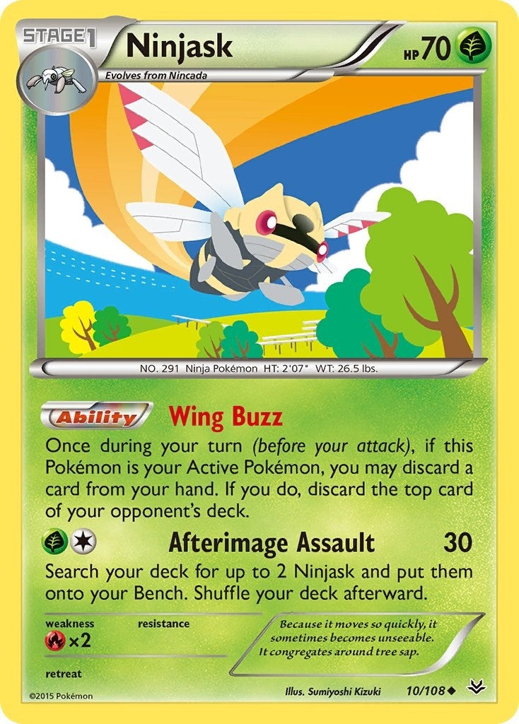 Ninjask (10/108) [ROS]