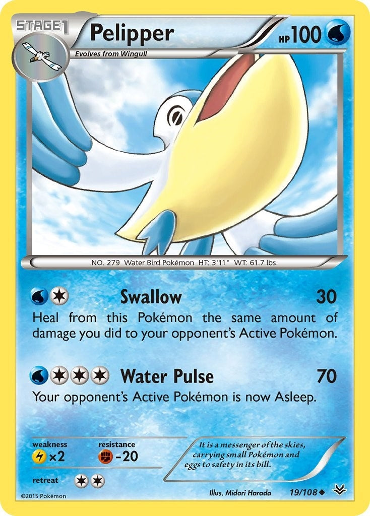 Pelipper (19/108) [ROS]
