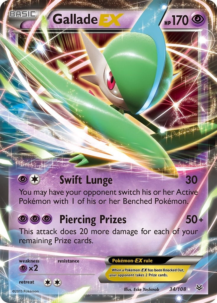 Gallade EX (34/108) [ROS]