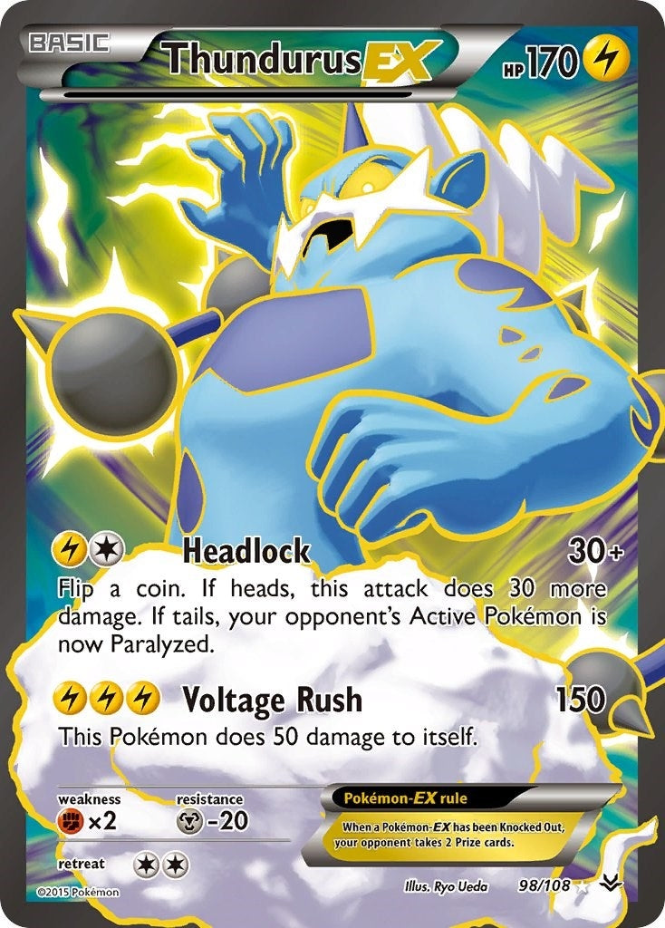 Thundurus EX 98 Full Art (98/108) [ROS]
