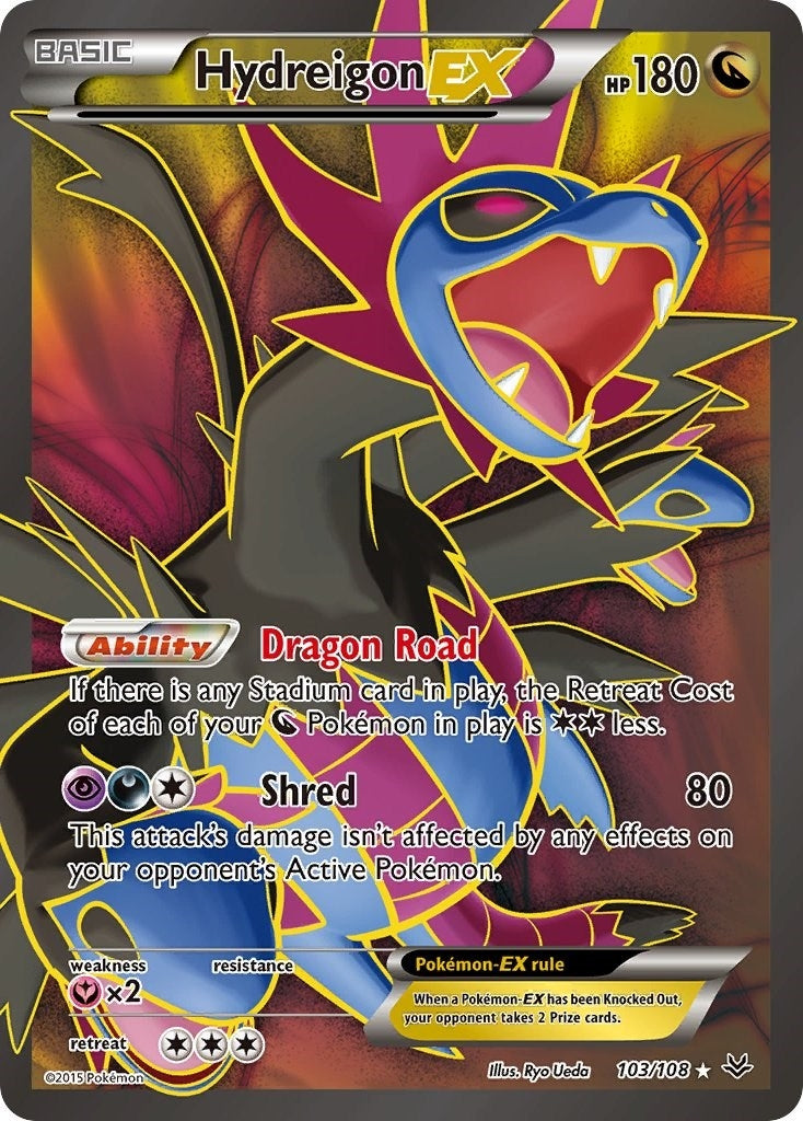 Hydreigon EX 103 Full Art (103/108) [ROS]