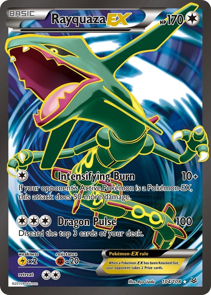 Rayquaza EX 104 Full Art (104/108) [ROS]
