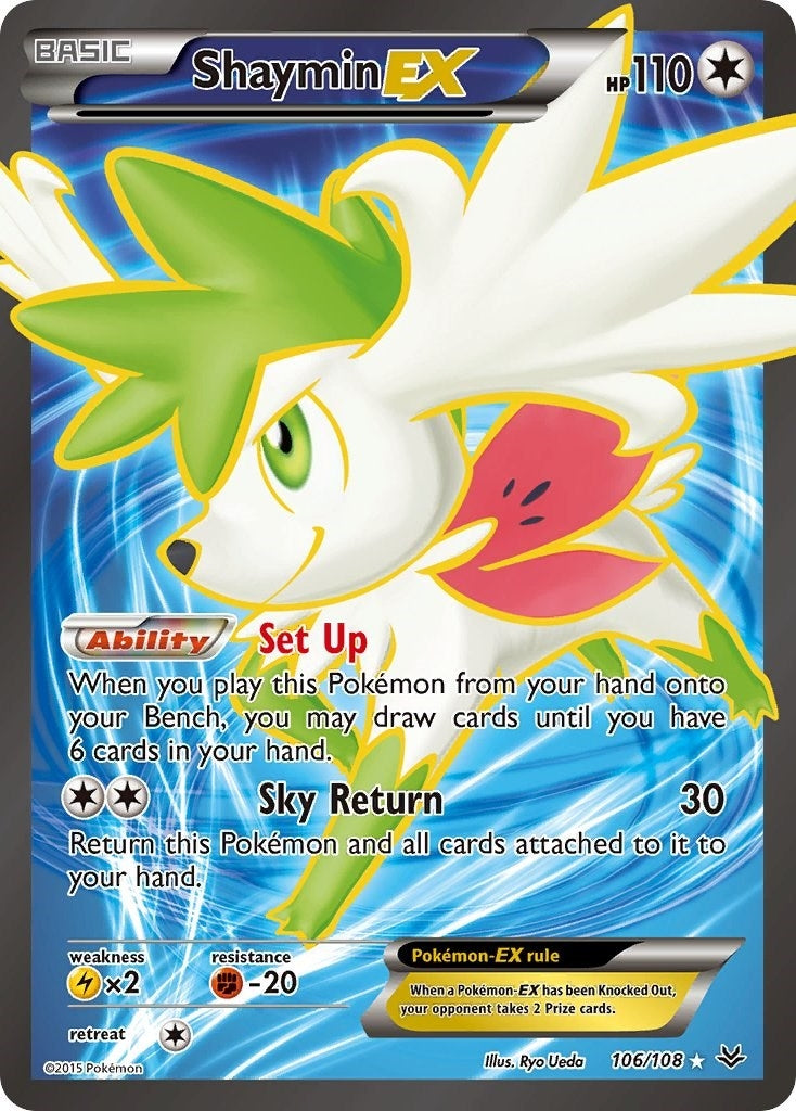 Shaymin EX 106 Full Art (106/108) [ROS]