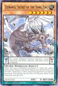 Zefraniu Secret of the Yang Zing (CROS-EN025) [CROS]