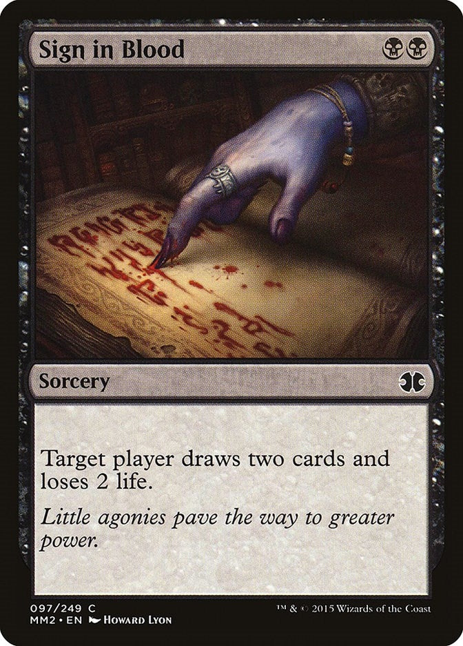 Sign in Blood (97) [MM2]