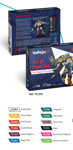Game Color: Sci-Fi Paint Set by Angel Giraldez