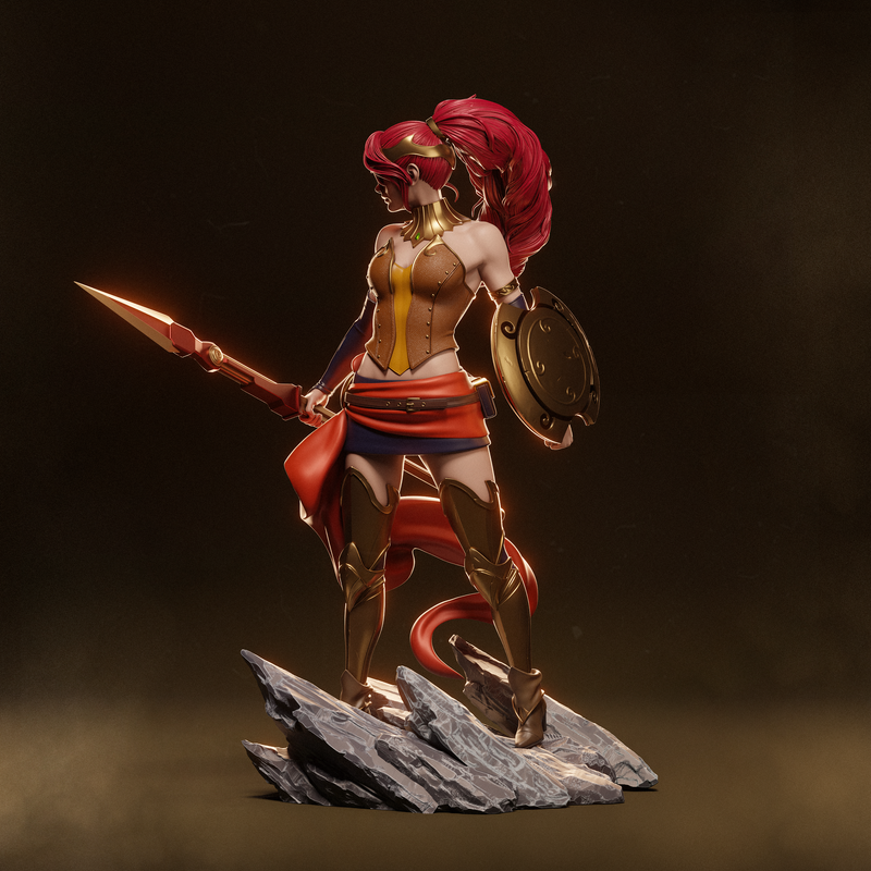 Pyrrha Nikos Resin Statue - view 6