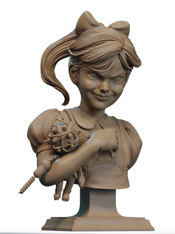 Big Daddy and Little Sister Resin Bust - view 1