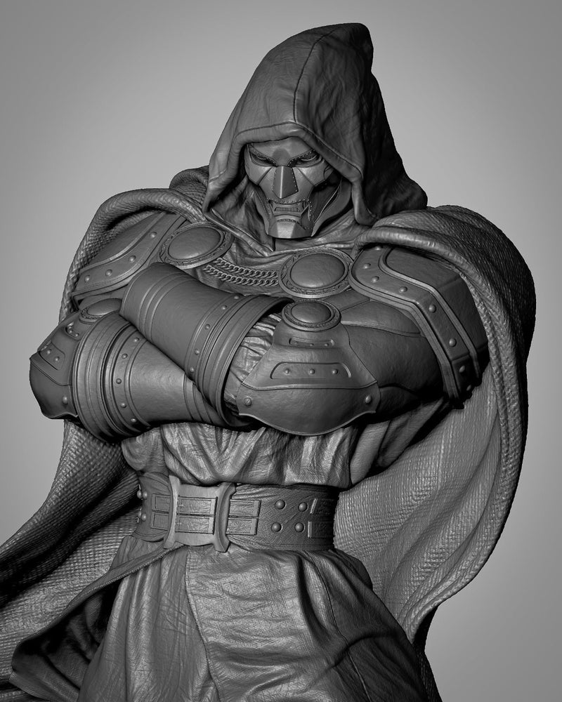 Dr Doom Resin Statue - view 6