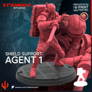 SHIELD SUPPORT AGENT - Marvel MCP-Compatible 40mm Resin Miniature