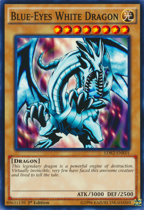 Blue-Eyes White Dragon (Version 1) [LDK2-ENK01] Common