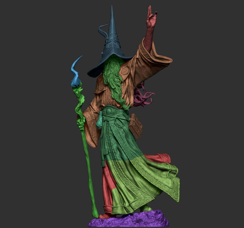 Merlin Resin Statue - view 6
