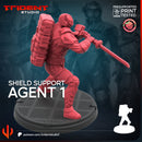 SHIELD SUPPORT AGENT - Marvel MCP-Compatible 40mm Resin Miniature