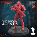 SHIELD HEAVY AGENT - Marvel MCP-Compatible 40mm Resin Miniature