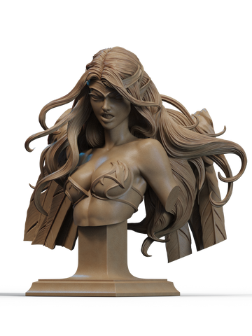 Morgana Resin Bust - view 1