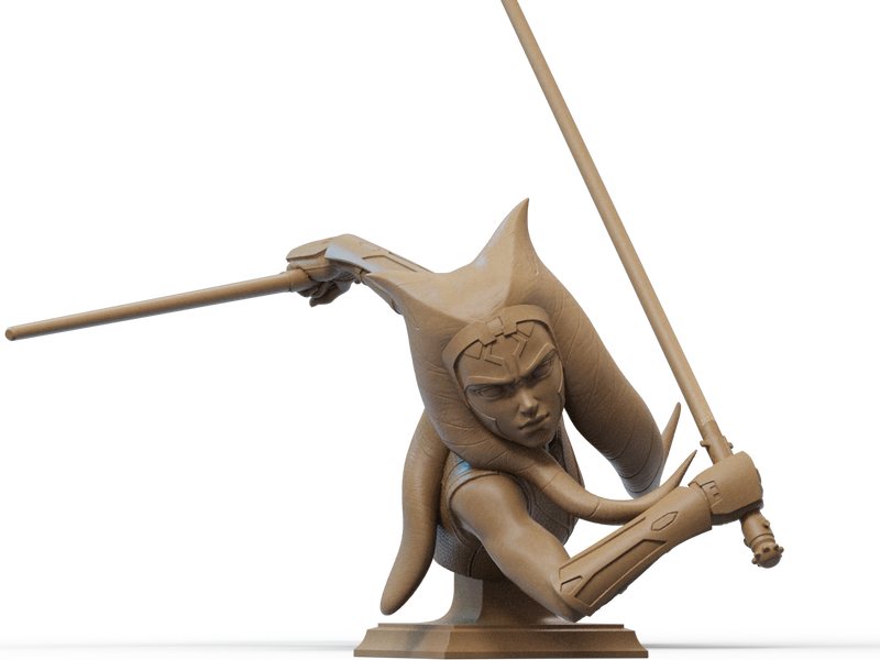 Ahsoka Tano Resin Bust - Design 2 - view 3