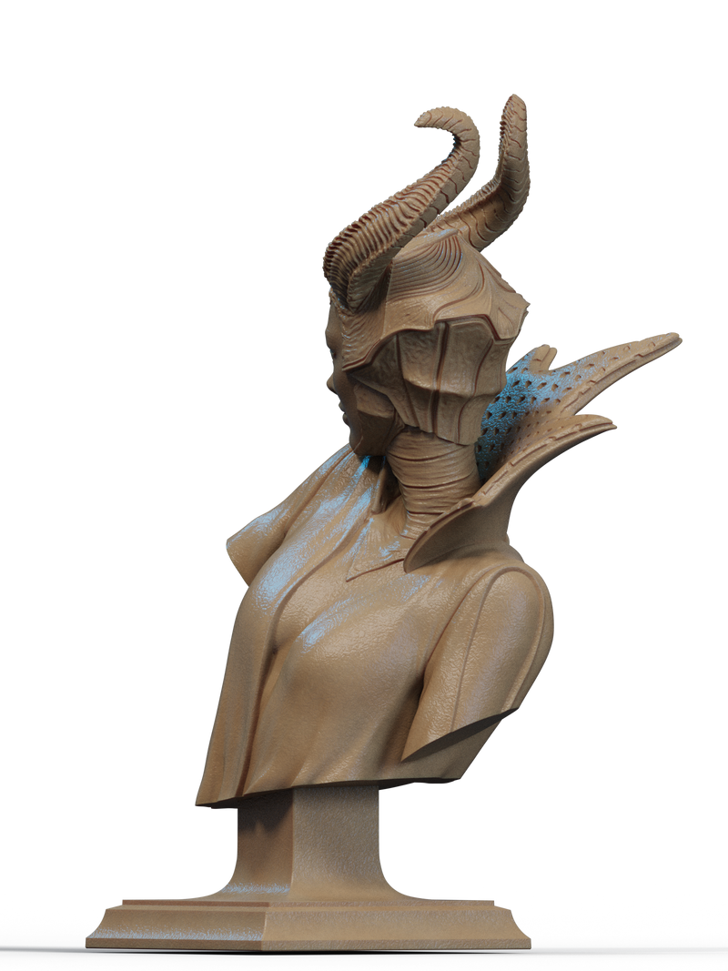 Maleficent Resin Bust - view 3
