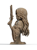 Pirate Resin Bust - view 2