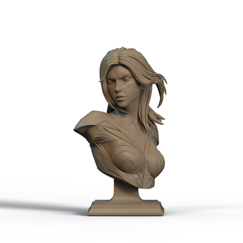 Kaisa Resin Bust - view 1
