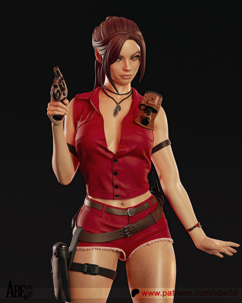 Claire Redfield Resin Statue - view 5