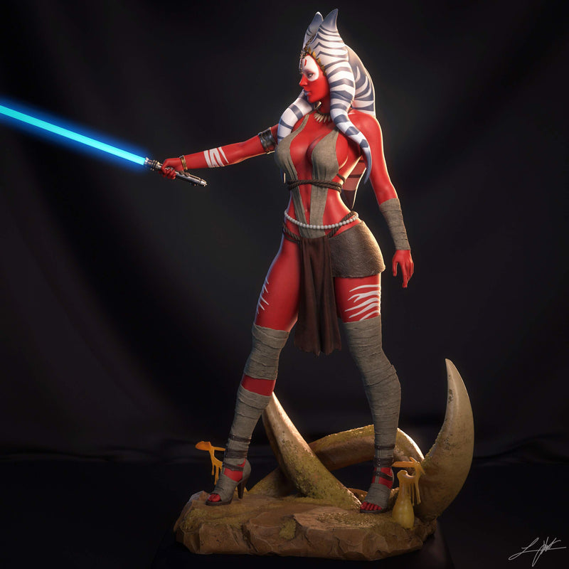 Shaak Ti Resin Statue - view 4