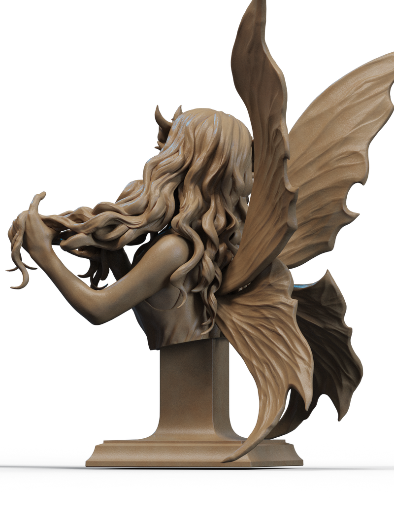 Fairy Blossom Resin Bust - view 3