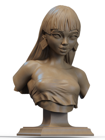 Chel Resin Bust - view 1