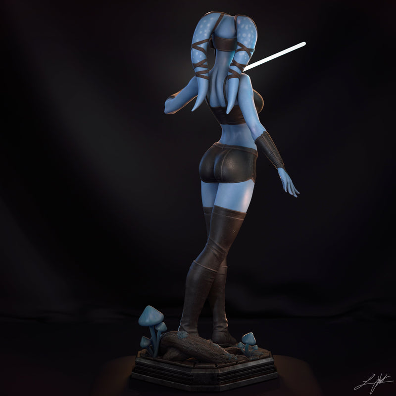 Aayla Secura Resin Statue - view 2