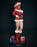 Mary Jane Mrs. Claus Resin Statue - view 3
