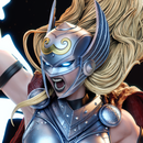 Lady Thor Resin Statue - view 2