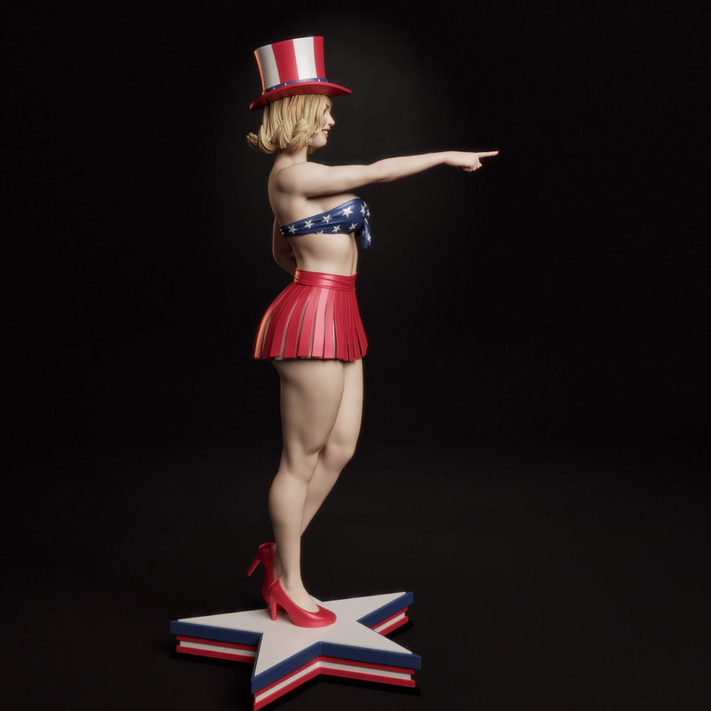 All American Bombshell Resin Statue - view 6