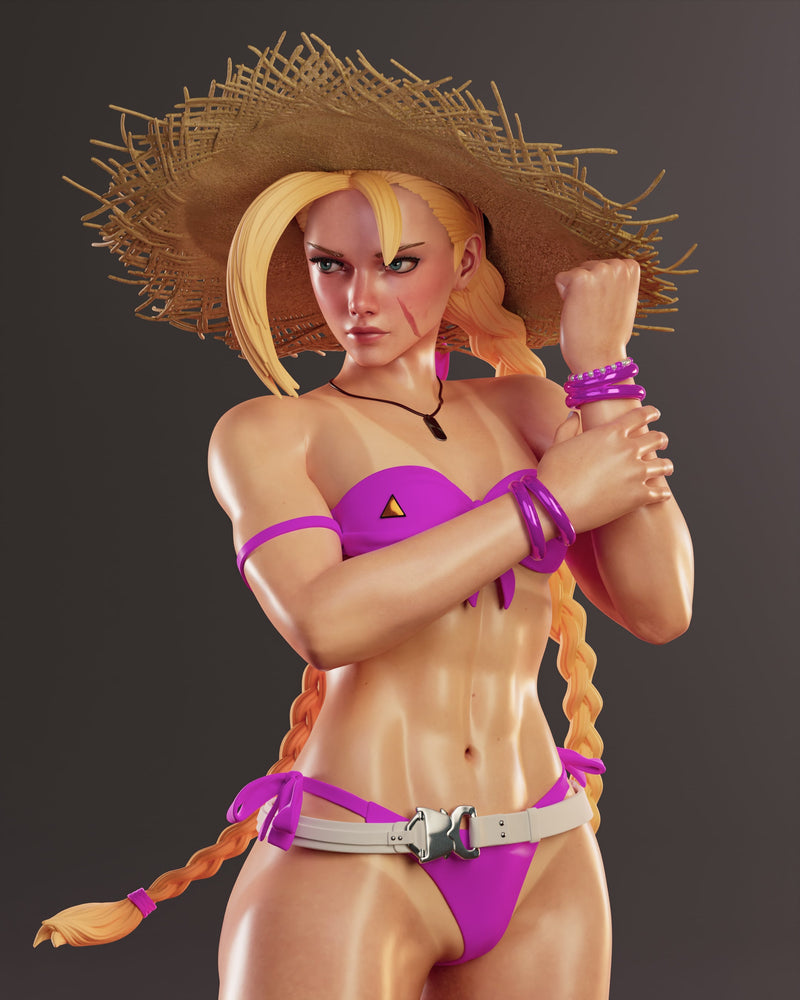 Cammy SF6 CST4 Resin Statue - view 5