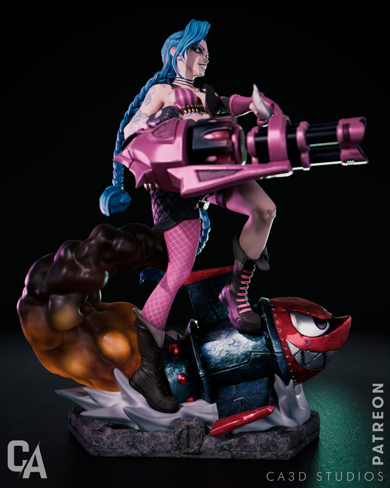 Jinx - 2 Resin Statue - view 4