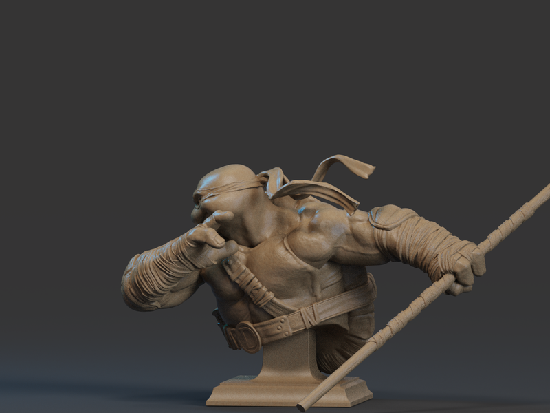 Donatello Resin Bust - view 2
