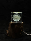 Sleeping Charmander Poké Ball 3D Crystal Engraving – Pokémon Laser Crystal Display