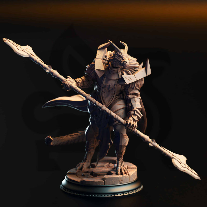 Apokris the Resolute – Silver Dragonkin Paladin by DM Stash - image 1