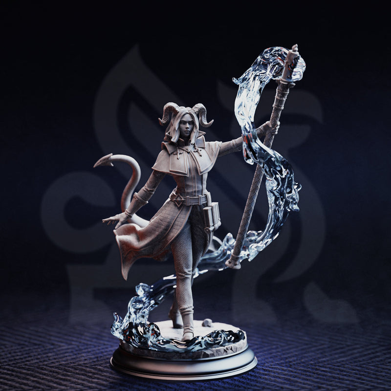 Aria the Faithful – Tiefling Sorceress by DM Stash - image 1
