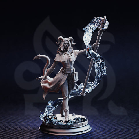 Aria the Faithful – Tiefling Sorceress by DM Stash - image 1