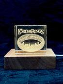 Lord of the Rings One Ring 3D Crystal Engraving – Fantasy Laser Crystal Display