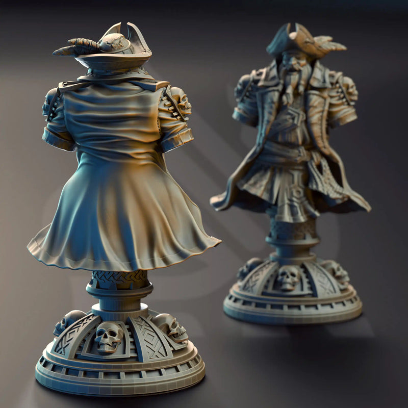 Baradin Blackbeard – Captain of the Gilded Seahorse (BUST) by DM Stash - image 2