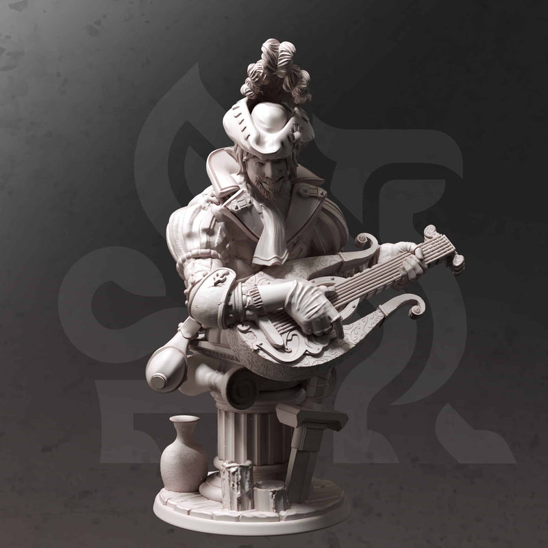 Brekken – The Brazen Bard (Bust) by DM Stash - image 1