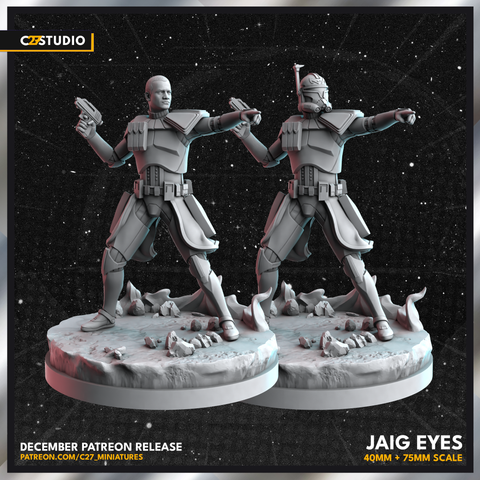 Captain Rex 40mm Scale Miniature | Shatterpoint Proxy | C27