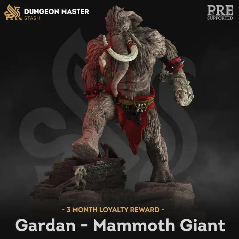 3 Month Loyalty Reward – Gardan Mammoth Giant by DM Stash - image 1