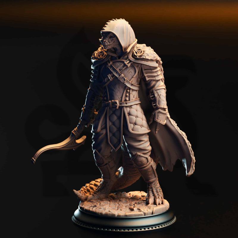 Gelzik Pad-Foot – Black Dragonkin Ranger by DM Stash - image 1